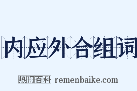 内应外合组词是什么意思的图片